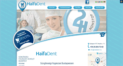 Desktop Screenshot of haifadent.hu